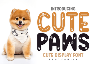 Download Cute Paws Font for Fun Designs & Projects
