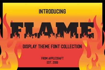 Free Flame Fonts for Dynamic Designs